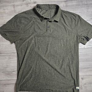 Vuori Olive Green Polo Shirt
